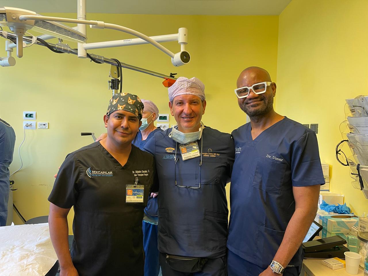 Europe live surgery workshop members posing for a photo.
