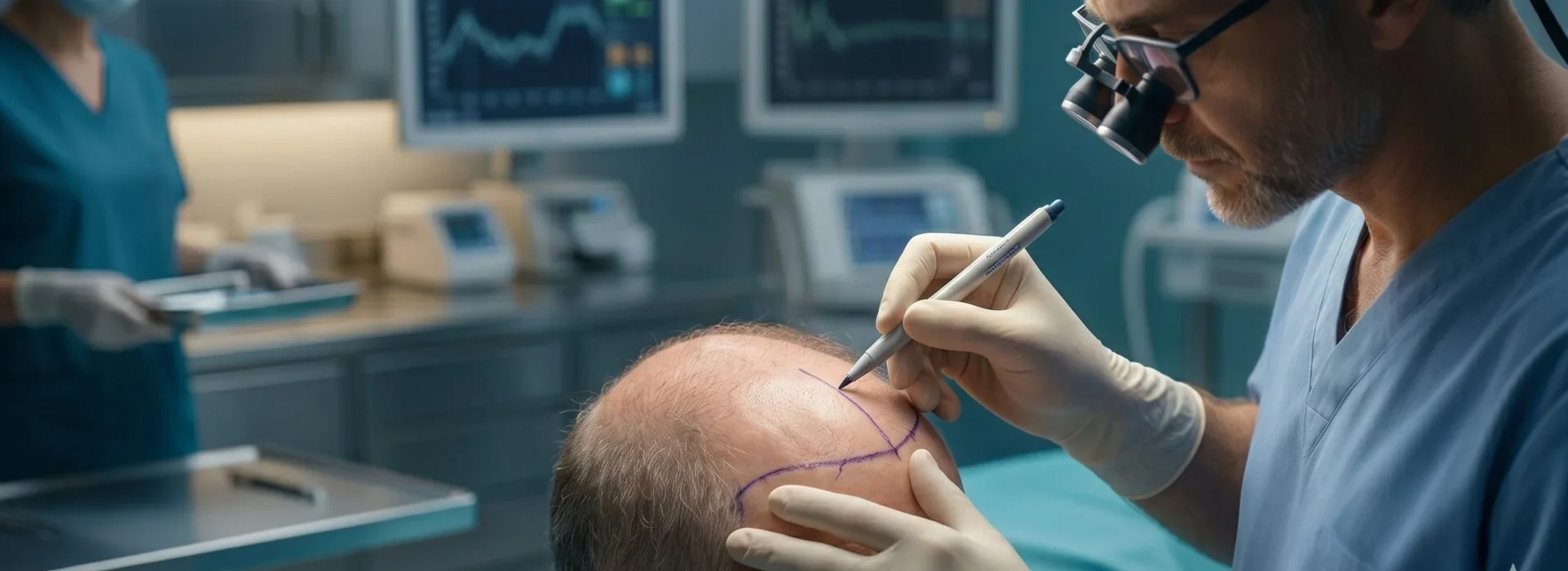 surgical planning hair transplant